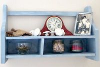 Metallic Makeover for Your Painted Wood Shelf