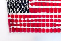 Simple Patriotic Fabric Art from Scraps