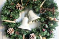 Kolay Rustik Noel Çelengi Yapımı ve 12 Ek Çelenk Fikri