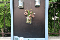 Vintage Chalkboard Stand Reimagined