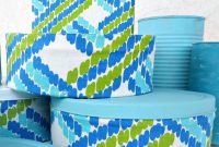 Fabric Makeovers for Cookie Tins