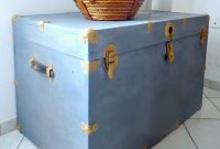 Aged to Perfection: Milk Painting a Vintage Metal Trunk