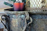 From Spooky to Sparkly An Antique Cauldron’s Christmas Makeover