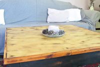 Vibrant Tri-Tone Reclaimed Coffee Table