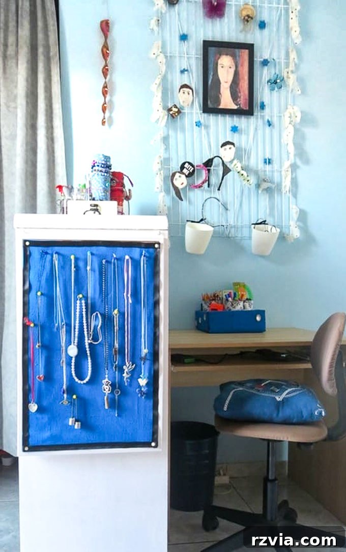 Repurposed Chic: A Teen Girl's Unique Bedroom Makeover 2 Teen Bedroom Makeover Ideas - Stylish, Upcycled & Budget-Friendly Blue Room Transformation