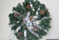 Craft Your Own Glimmering Metallic Christmas Wreath