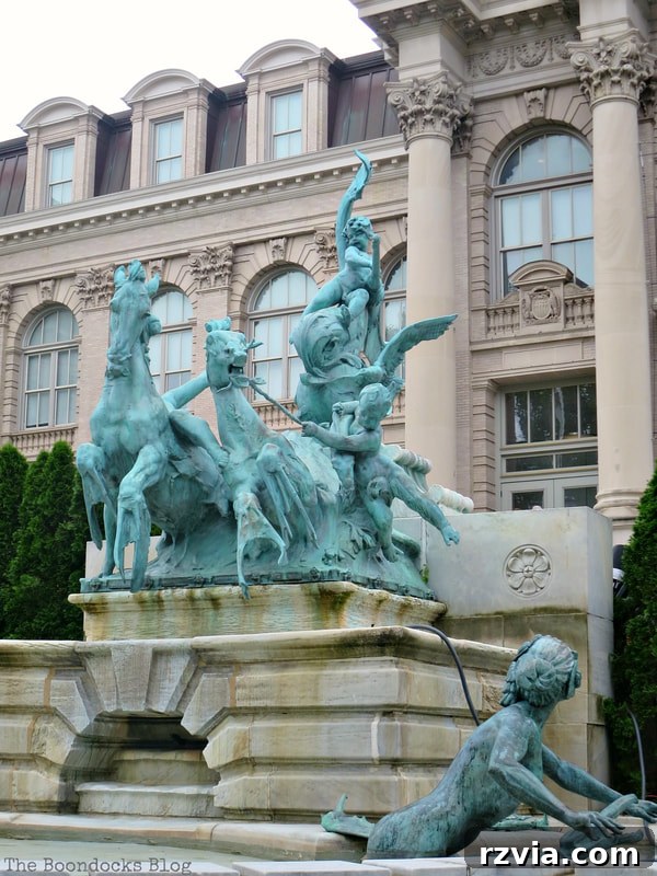 The Fountain of Life, a beautiful water feature by Charles E. Tefft