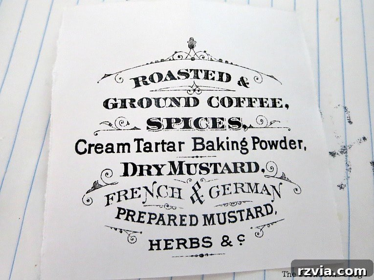 Crafting Your Charmingly Casual Coffee Nook 17 A printed out typography coffee sign image from The Graphics Fairy, ready to be applied to a jar.