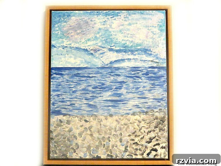 Impressionism Made Simple: A Painting Tutorial 2 Finished DIY Impressionist beach landscape painting on canvas
