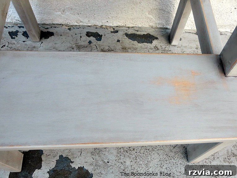 Your Ikea Bekvam Step Stool Reinvented 13 Distressing the stool's edges and high points to create an authentic worn and aged look.