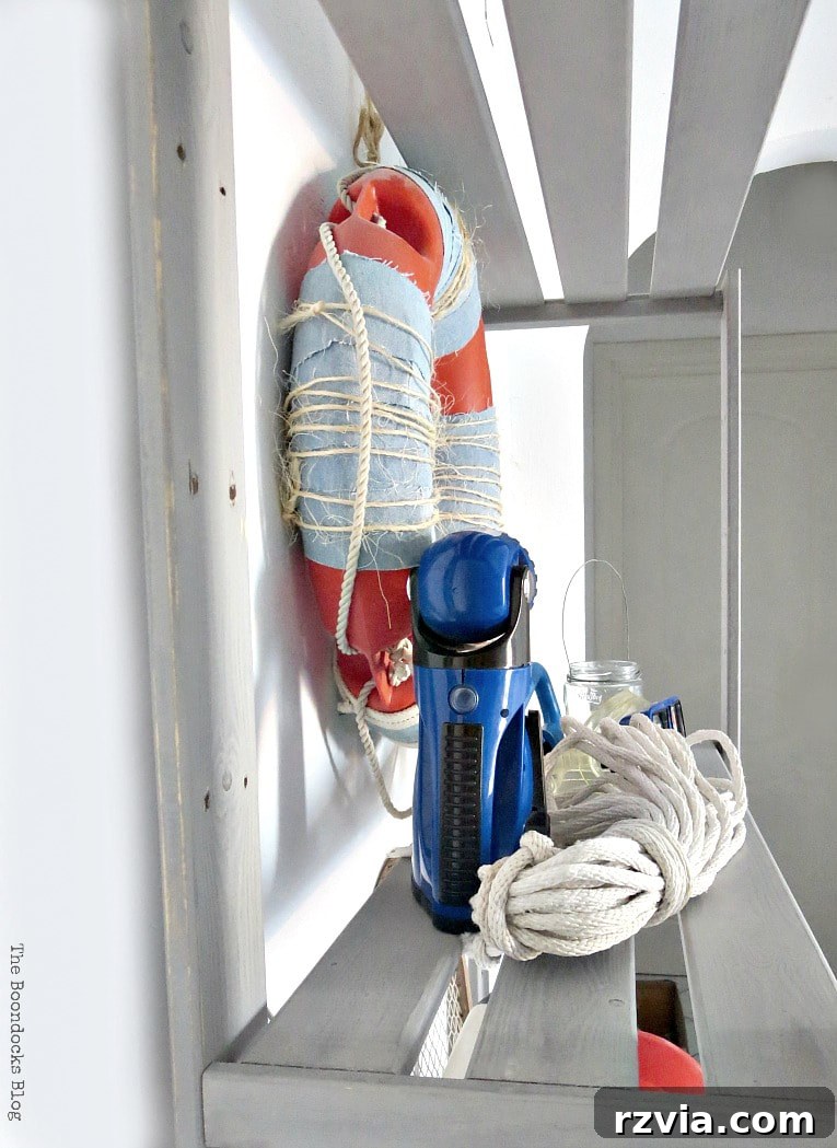 Elevate Your IKEA Hejne Shelf With A Fresh Coat Of Paint 17 Side view of decorated Ikea Hejne shelves.