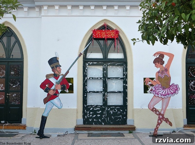My Town's Best Kept Secrets 2 Festive entrance to a Greek Christmas park, decorated for the holidays