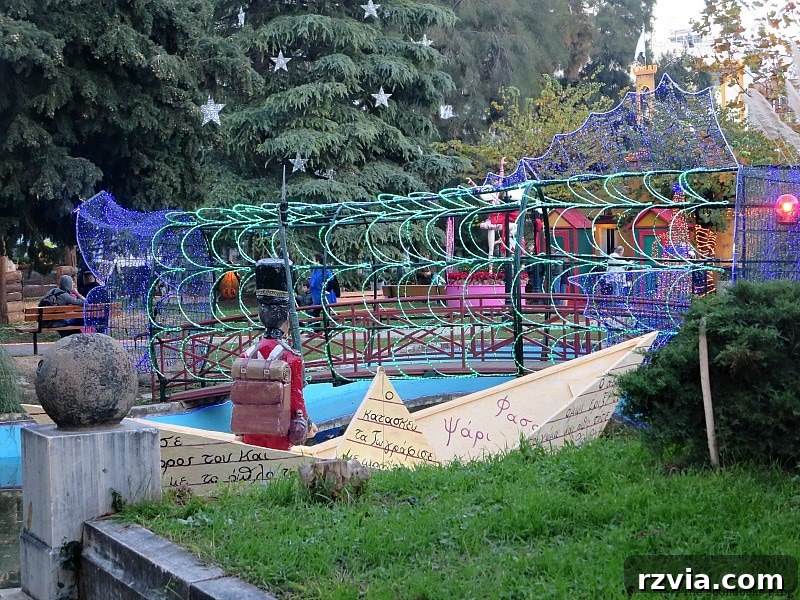 My Town's Best Kept Secrets 12 Tin soldier's paper boat floating in the middle of a decorative pond