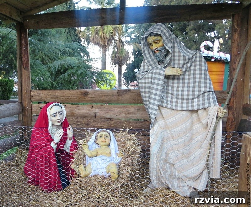 My Town's Best Kept Secrets 8 Beautiful Nativity scene with a ray of light, part of Christmas decorations