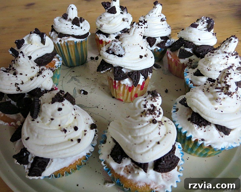 Delicious cupcakes, a sweet relief amidst the spooky decor at Paranoid Man's Halloween Party, www.theboondocksblog.com
