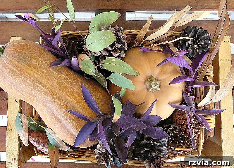 The Vignette above, Easy DIY Fall Eucalyptus Vignette www.theboondocksblog.com