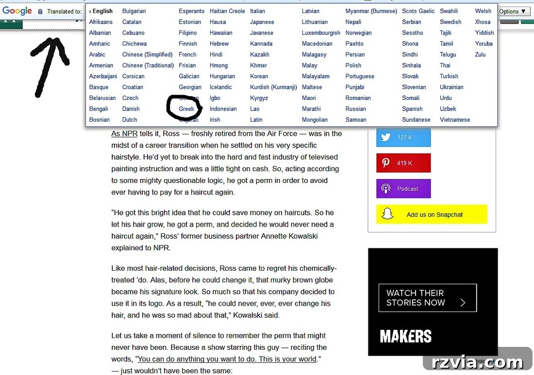 Mozilla Browser 2, How to translate text into greek www.theboondocksblog.com