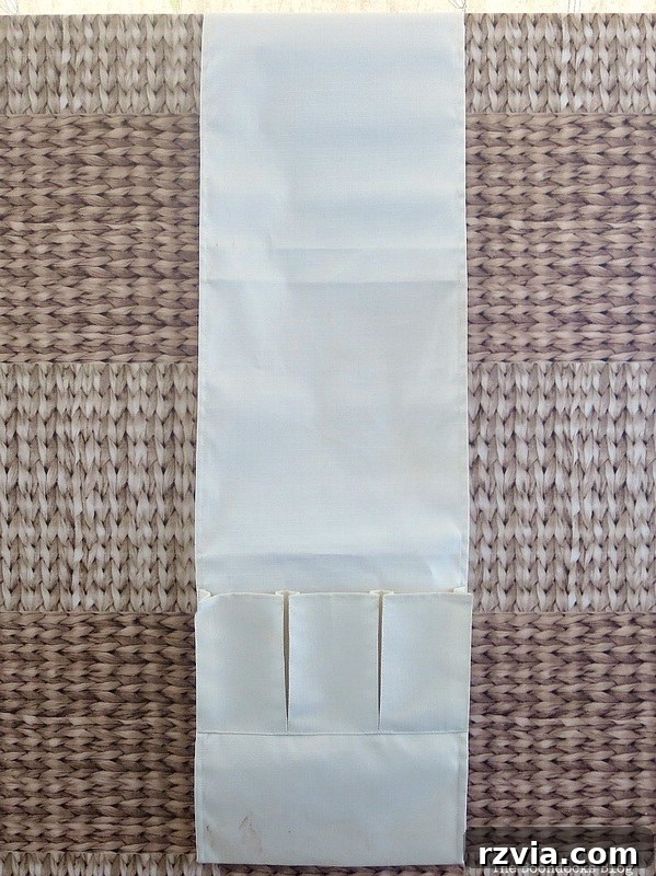 IKEA Indor Remote Control Pocket - The Starting Point for a DIY Back to School Organizer