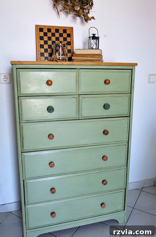 Ikea Pine Dresser Makeover 12 The fully finished and transformed IKEA pine dresser after painting, distressing, and waxing. How to save an Ikea Pine Dresser www.theboondocksblog.com