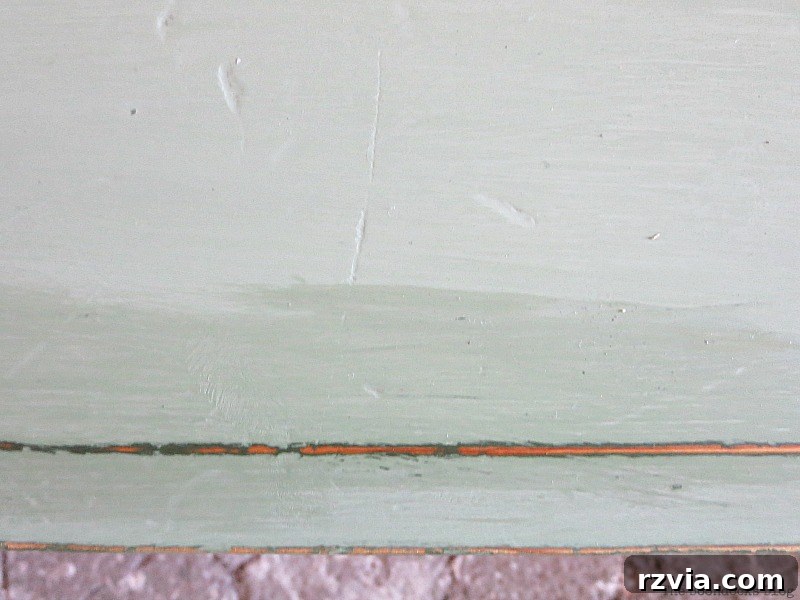 Ikea Pine Dresser Makeover 9 Wax being applied to the bottom half of the painted IKEA pine dresser to seal and protect the chalk paint. How to save an Ikea Pine Dresser www.theboondocksblog.com