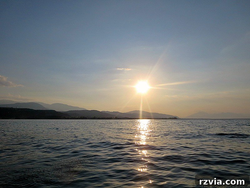 The sunset at 7:30 PM, showcasing early evening hues