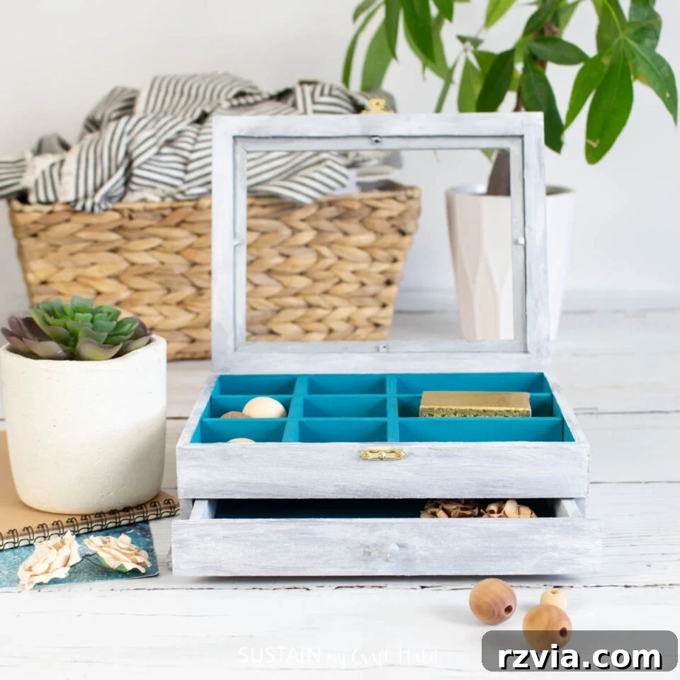 20 Heartfelt DIY Mother's Day Gifts She'll Treasure 7 Hand-painted jewelry box idea for a personalized Mother's Day gift