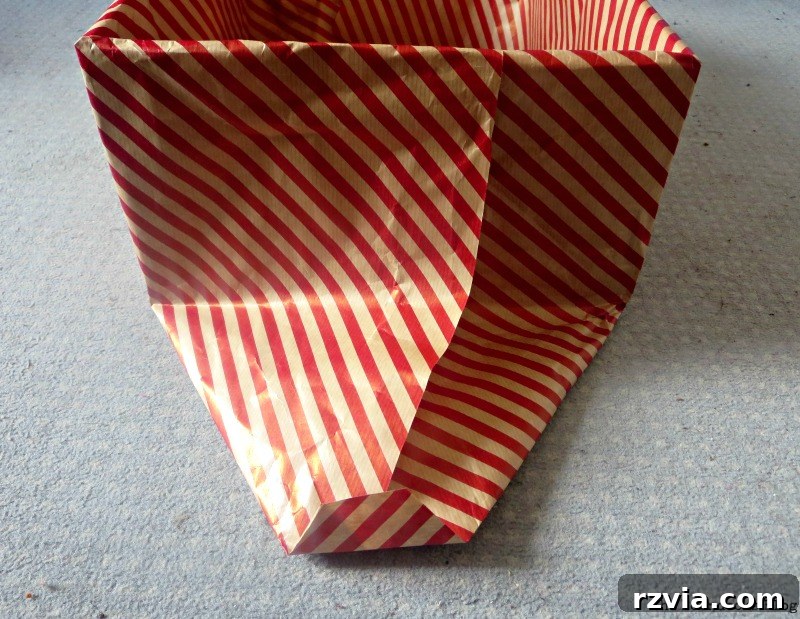 The back of Pretty Boxes for Organizing Clothes in the Closet www.theboondocksblog.com