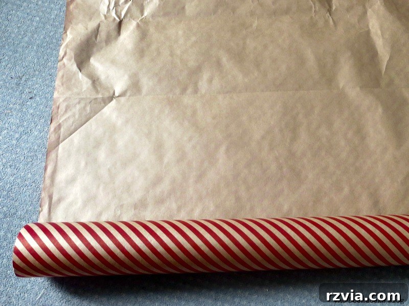 Wrapping paper for Pretty Boxes for Organizing Clothes in the Closet www.theboondocksblog.com