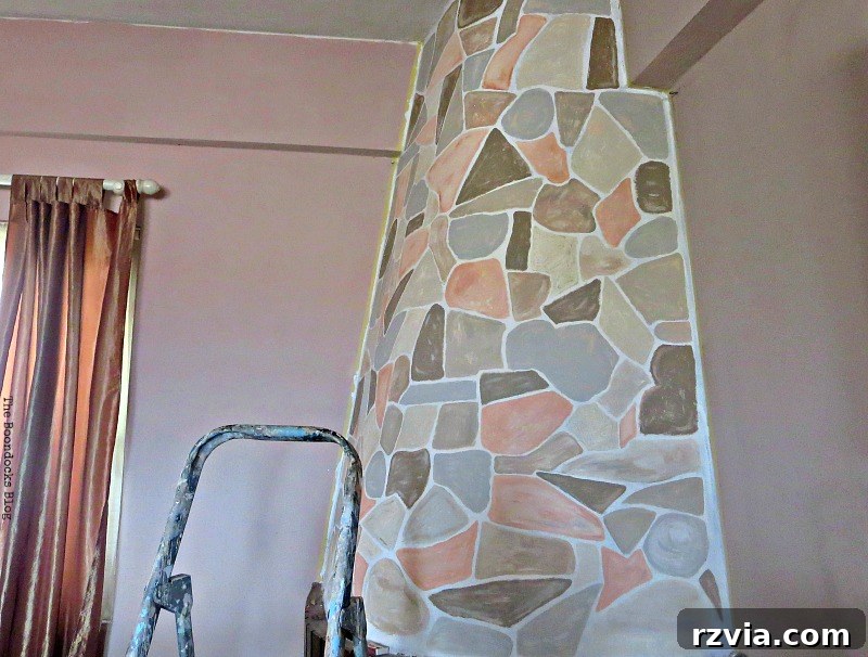 Igniting Style Our Fireplace's Bold Transformation 7 The Long Overdue Fireplace makeover www.theboondocksblog.com