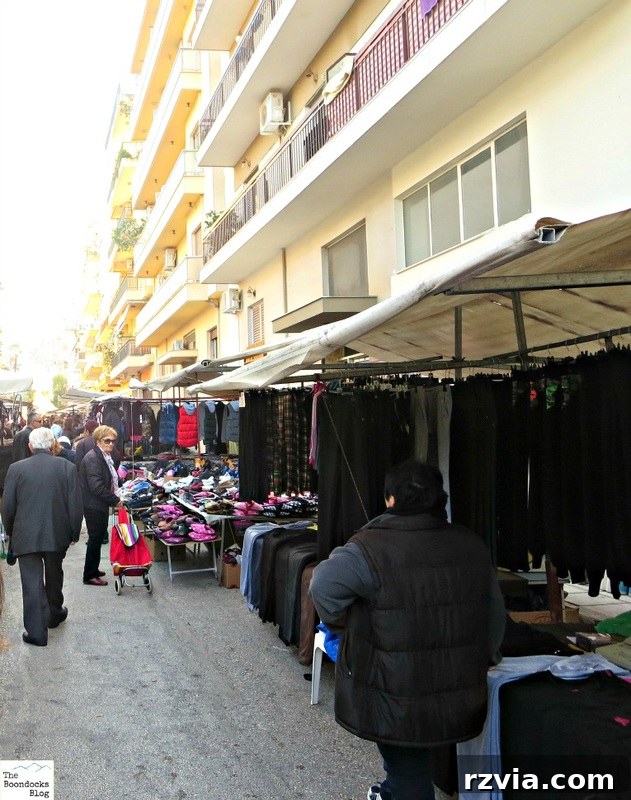 Stalls in t he street, The People's Market - www.theboondocksblog.com