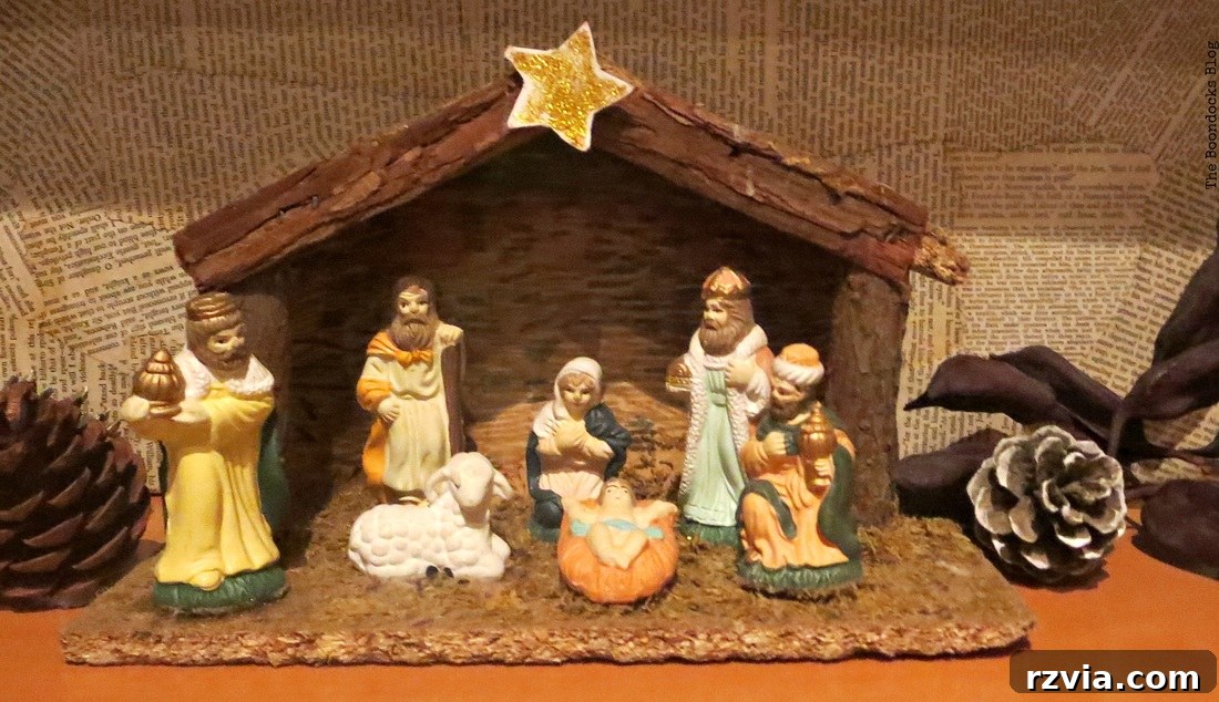Nativity, Home for Christmas Blog Hop - The Boondocks Blog