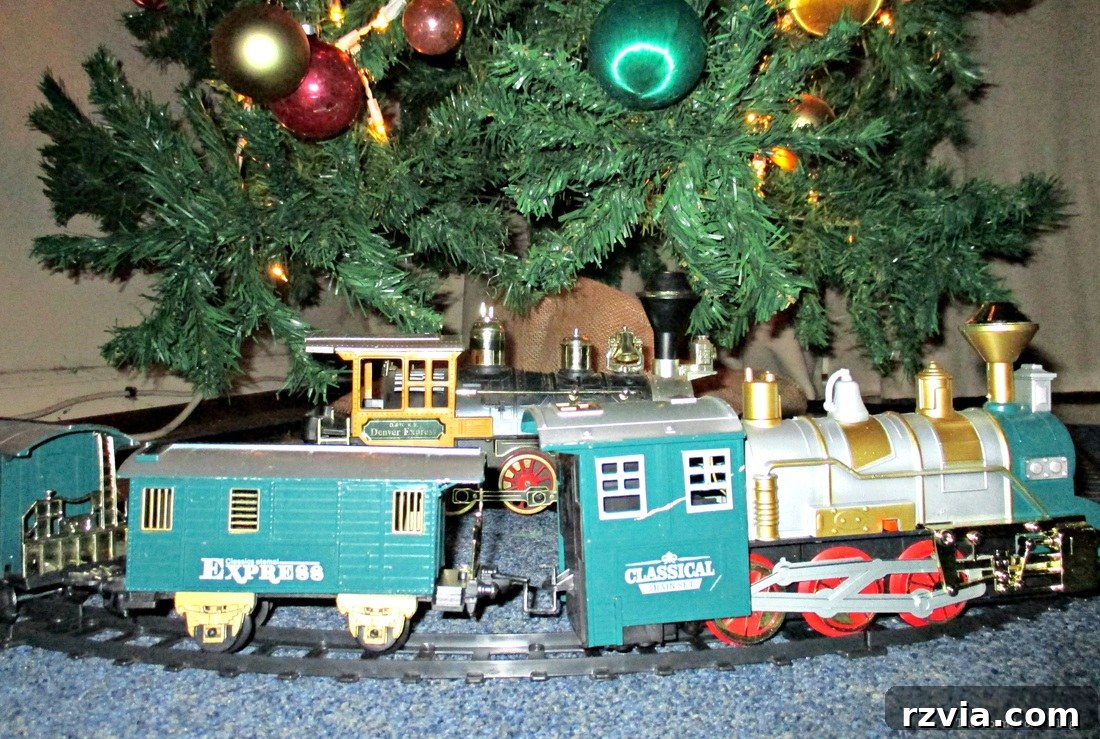 The Birds of Christmas, Train under tree - The Boondocks Blog